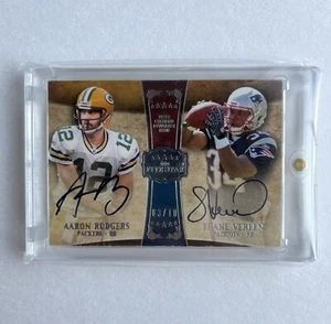 2011 Topps Five Star Football Aaron Rodgers Auto /10 Shane Vereen Dual #FSSC-RV - Picture 1 of 3