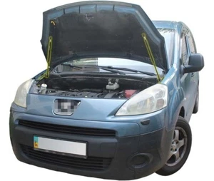 Bonnet Strut Installation Kit x2 Gas Lift Damper fit Peugeot Partner 2008-2018 - Picture 1 of 3