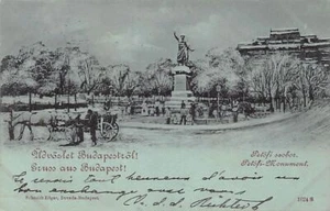 Ungarn - BUDAPEST - Petöfi szobor - Bild 1 von 2