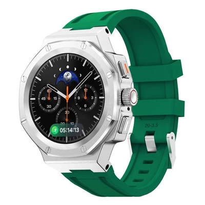 Funda con bisel de metal premium + correa AP Mod Kit para Samsung Galaxy Watch 8 Classic 8 Foto 1 de 4