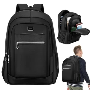 17 zoll Herren Damen Laptop Rucksack Wasserdicht Reisen Freizeit Schulrucksack - Afbeelding 1 van 14