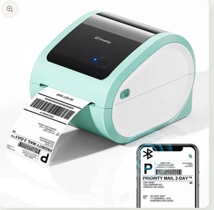 Bluetooth Shipping Label Printer or 4x6 Thermal Paper for Small Business Lot - Picture 1 of 3