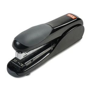 MAX HD50DFBK 30-Sheet Capacity Flat-Clinch Full Strip Standard Stapler - BK New - Picture 1 of 4