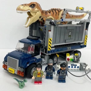 LEGO JURASSIC WORLD T.rex Transport 75933 609pcs Dinosaur Building Toy Very Good - Picture 1 of 5