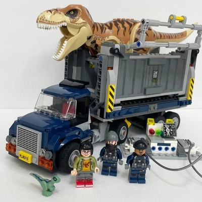 LEGO JURASSIC WORLD T.rex Transport 75933 609pcs Dinosaur Building Toy Very Good - Image 1 of 4
