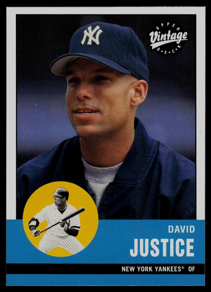 2001 Upper Deck Vintage #150 David Justice New York Yankees - Image 1 of 2