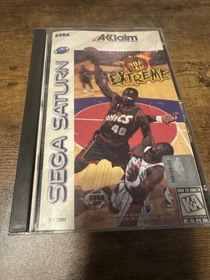NBA Jam Extreme (Sega Saturn, 1996) Complete CIB w/ Manual Tested - Image 1 of 3