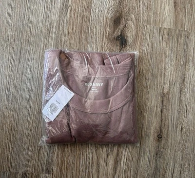 Old Navy Womens Snug Fit Crop Tank Large Petite Taupe NEW - Image 1 of 4