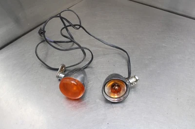 00-06 HARLEY SOFTAIL FAT BOY FLSTF EFI FRONT LEFT RIGHT TURN SIGNALS LIGHT — 第 1/4 张图片