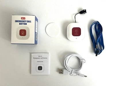 Wifi Elderly Panic Button Smart Personal Alarms Phone Wireless Alert Call Button - Image 1 of 4