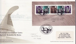 GB Stamps First Day Cover Welsh National Assembly MS, CAERNARFON CASTLE PM 2006 - Picture 1 of 1