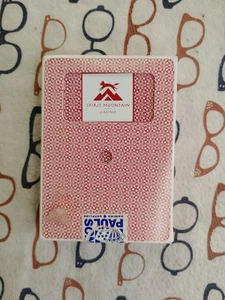 Spirit Mountain Casino Grand Ronde OR Souvenir Playing Card Deck Red Paulson - Picture 1 of 4