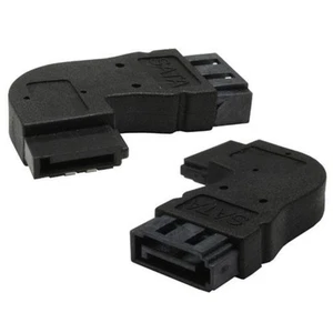 InLine SATA Adapter St/Bu gewinkelt schwarz rechts - Bild 1 von 1