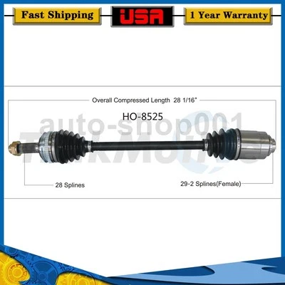 Rear Right CV Axle Joint Shaft For Acura MDX 2006 2005 2004 2003 2002 2001 - Image 1 of 2