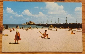 Tarjeta postal Spa Beach St. Petersburg Florida PC 1960 color curtido - Imagen 1 de 1