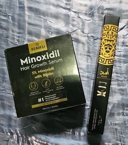 3 PACK 5% Beaueli Minoxidil for Men & Women Hair Growth Oil Liquid Serum Drops+ - Picture 1 of 5