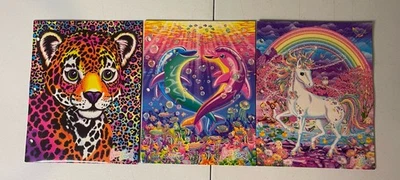 Lote de 3 nuevas carpetas Lisa Frank Hunter, Rainbow Mischief, Dancing Dolphins 2020 Foto 1 de 4