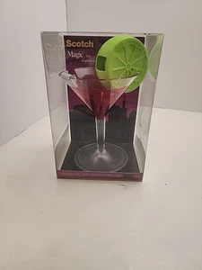 Scotch Magic Klebebandspender Cocktailglas, Glas ist ein Stifthalter Martini Cosmo - Bild 1 von 7
