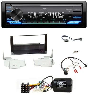 JVC Bluetooth DAB USB Lenkrad Autoradio für Nissan Micra 2013-2017 piano - Bild 1 von 4