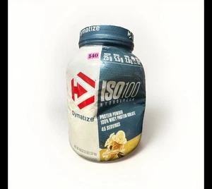 Dymatize Nutrition ISO 100 Hydrolyzed Gourmet Vanilla Whey Protein Powder - Picture 1 of 3