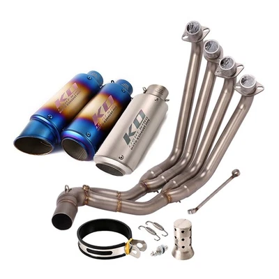Silenciadores de tubo delantero sistema de escape para Honda CBR650F CBR650R CB650F/R 2014-2023 Foto 1 de 4