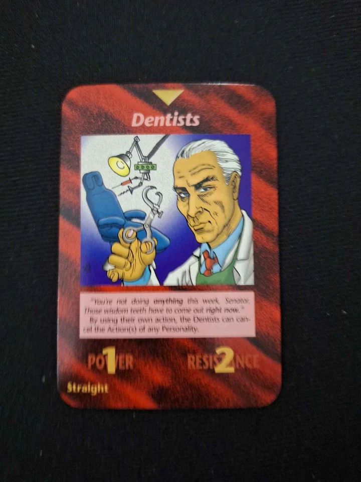 Cartão de dentista INWO Illuminati Nova Ordem Mundial SJG - Imagem 1 de 1