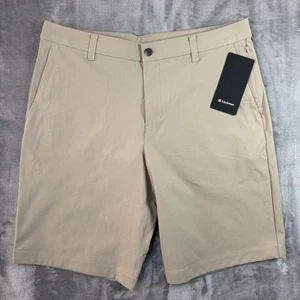 NWT LULULEMON Khaki Commission Shorts Relaxed 11" Men's 36 - Picture 1 of 8