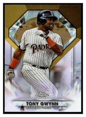 2022 Topps Chrome Update Diamond Greats Die Cuts #DGC44 Tony Gwynn INSERT - Image 1 of 2
