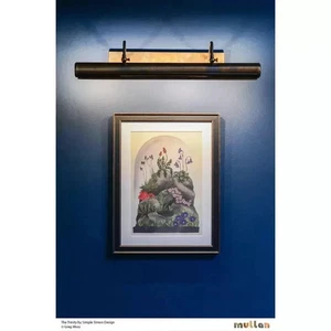 23' Solid Brass Black Modern Painting Light Brass Vintage Picture Wall Light - Picture 1 of 4