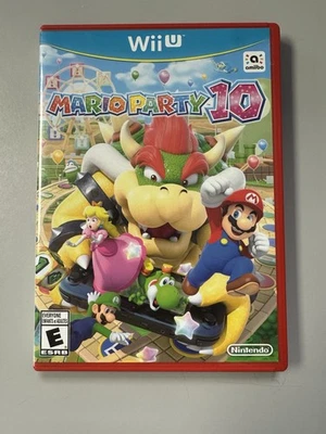 Wii U Mario Party 10 CIB Game Box Manual  Foto 1 de 3