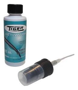 Tiger Glue Activator 2 oz - Quick-Set Spray for Pool Cue Tip Installation - Picture 1 of 1