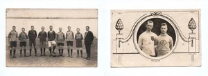 2x Foto Ak Fußballer Fußballspieler früher - Bild 1 von 5