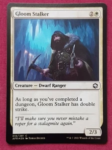 Magic The Gathering ADVENTURES IN FORGOTTEN REALMS FOIL GLOOM STALKER card MTG - Picture 1 of 2