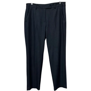 Tahari Damen Karriere Hose Gr. 8 weich gerade schwarz meliert minimalistisch  - Bild 1 von 6
