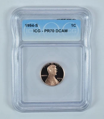 1994-S Lincoln Memorial Cent PR70 DCAM ICG *6125 - Image 1 of 4