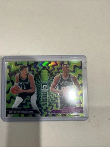 2024-25 Donruss Optic David Robinson Victor Wembanyama Illusion Lime Green #/199 - Bild 1 von 3