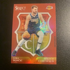 Luka Doncic 2024 Panini Select Basketball Select Certified Red Prizm SP - Bild 1 von 2