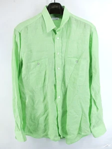 Gitman Bros Shirt Mens Large Green Button Down Made USA Haberdash - Picture 1 of 7