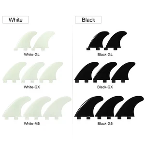 4-3PCS / 2PCS Surfboard Fin Thrusters Fins Fiberglass Nylon Surf Fins GL / GX / - Picture 1 of 8