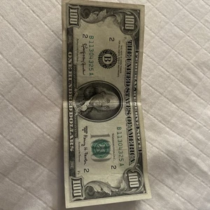 1963 A $100 Old Used U.S. Currency - Picture 1 of 4