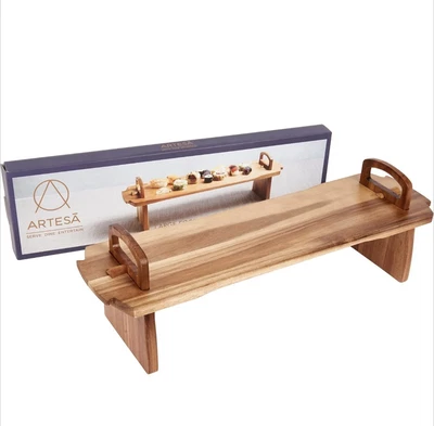 Master Class Artesa Raised 木制餐盘,大号 (201⁄2" x 5 1/2" x 6)" — 第 1/4 张图片