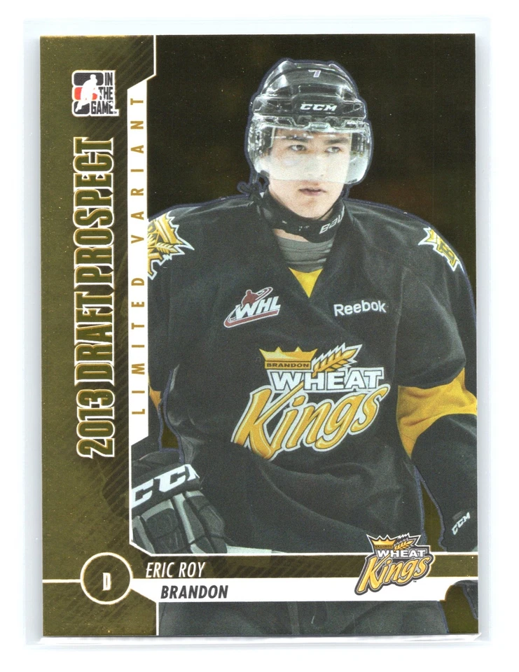 2013 In the Game Draft Prospects Gold Variant /10 #14 Eric Roy Rookie RC - Image 1 of 1