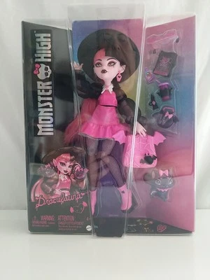 Boneca da moda Monster High Draculaura CORE G3 REFRESH com contagem fabulosa nova na caixa - Imagem 1 de 4