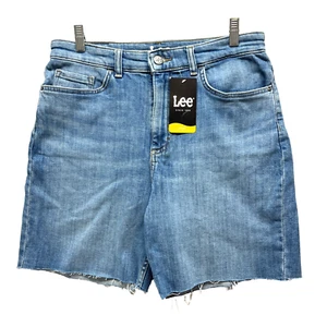 Lee Heritage Relaxed Fit Jeansshorts Damengröße 12 M – hoher Bund abgeschnitten - Bild 1 von 13