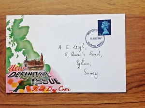 GB Definitive Issue 1967 First Day Cover , Reading pmk. Free UK P&P - Picture 1 of 3
