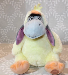 Authentic Disney Store Winnie The Pooh "Eeyore" In Duck/Chick Costume Plush 14" - Picture 1 of 10