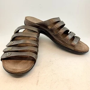 Sandalias Dansko Bronce Metálico Janie Multi Cinco Correas Deslizantes, talla 41 10.5 11 - Imagen 1 de 12