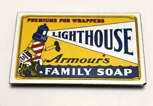 Lighthouse Magnet Armour's Family Soap Refrigerator Magnet - Picture 1 of 5