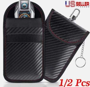 Diebstahlsicherung Auto für Schlüsselanhänger RFID Signalblocker RFID Abschirmung Faraday Etui Tasche - Bild 1 von 14
