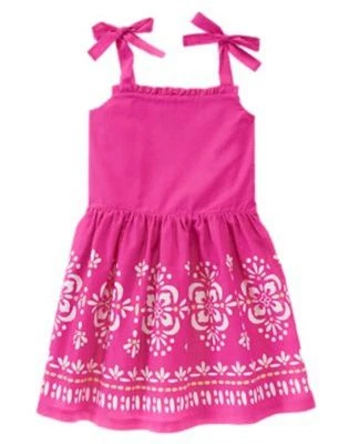 Nuevo con etiquetas Vestido Gymboree Desert Dreams Rosa Medallón Solero 4 6 8 Niñas  Foto 1 de 2